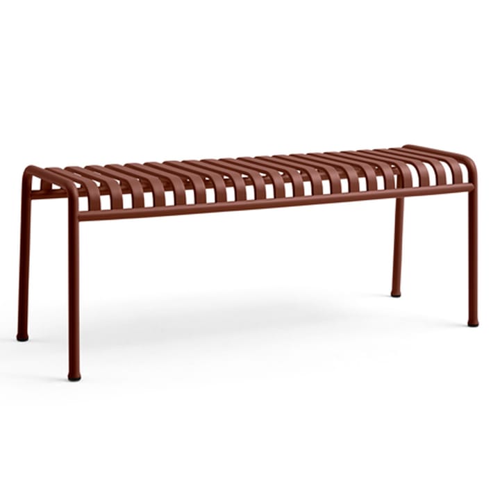 Palissade bench 120x42 cm - Iron red - HAY