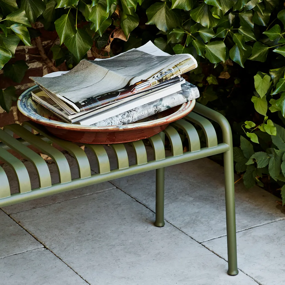 Palissade bench 120x42 cm, Olive HAY