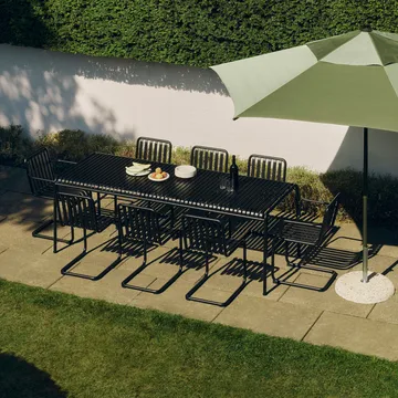 Palissade Cantilever armchair - Anthracite - HAY