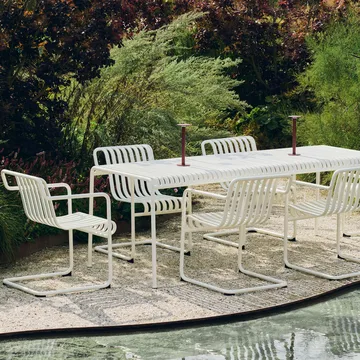 Palissade Cantilever Dining armchair - Cream white - HAY