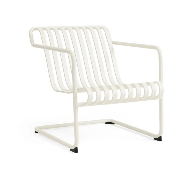 Palissade Cantilever Low lounge armchair - Cream white - HAY