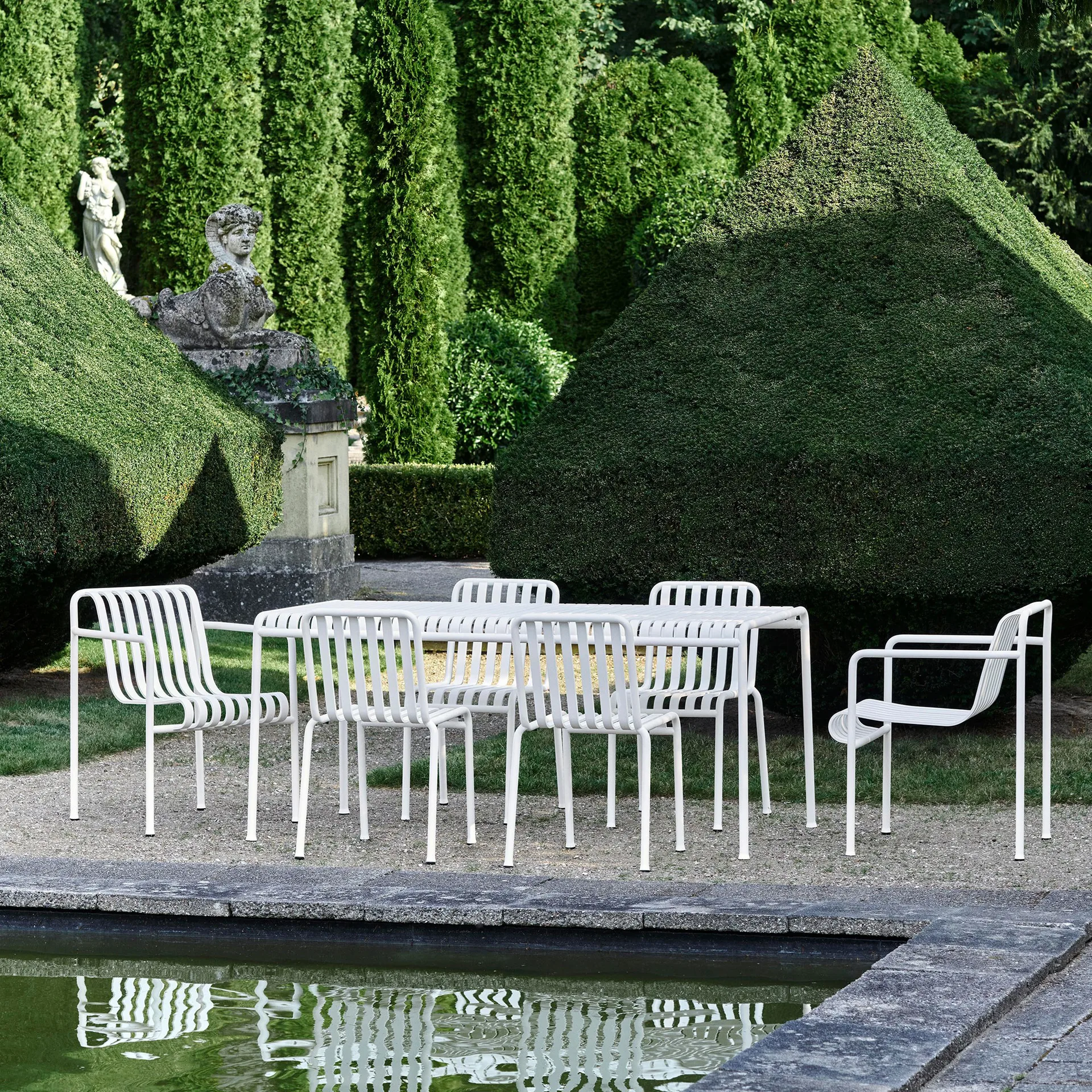 Palissade chair, Cream white HAY