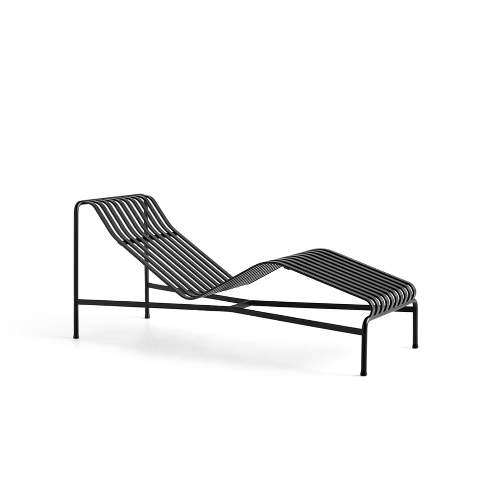 HAY Palissade chaise lounge Anthracite | Scandinavian Design | Black