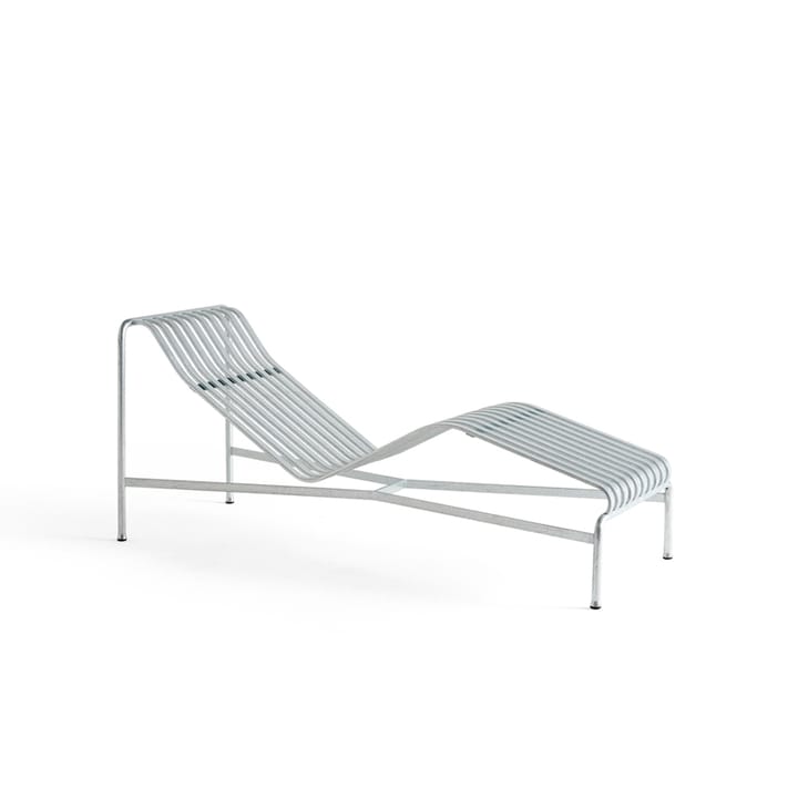 Palissade chaise lounge - Hot galvanized - HAY