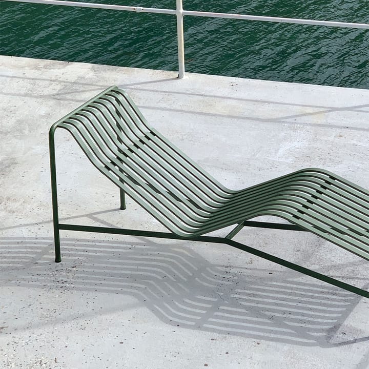 Palissade chaise lounge, Hot galvanized HAY