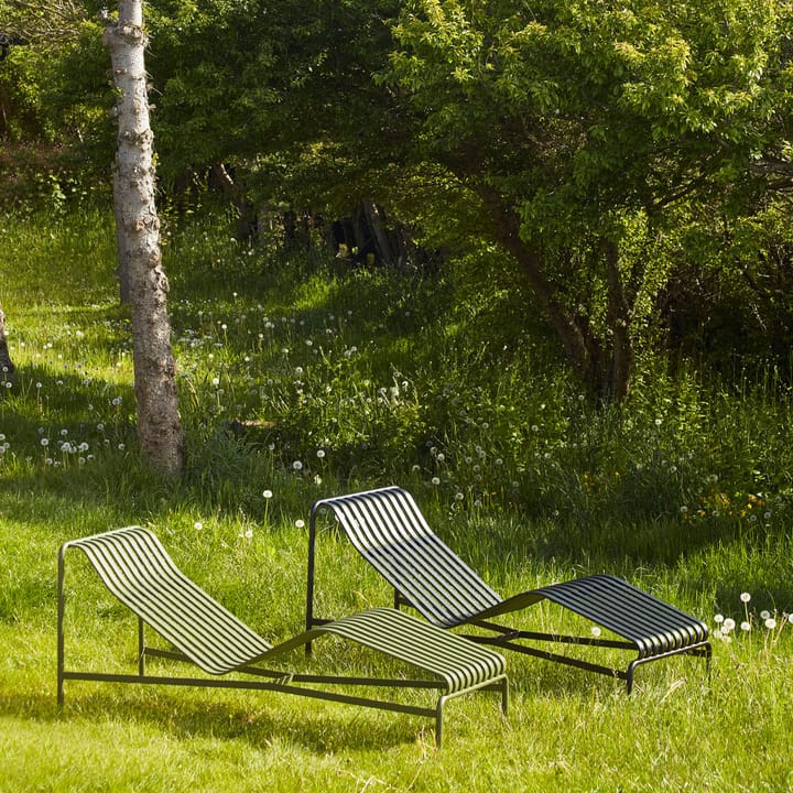 Palissade chaise lounge, Hot galvanized HAY