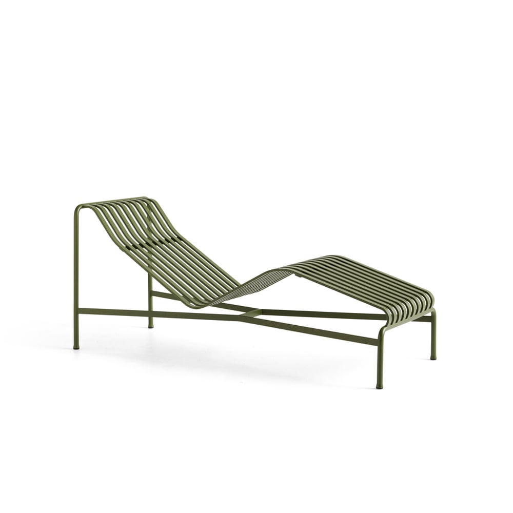HAY Palissade chaise lounge Olive | Scandinavian Design | Green