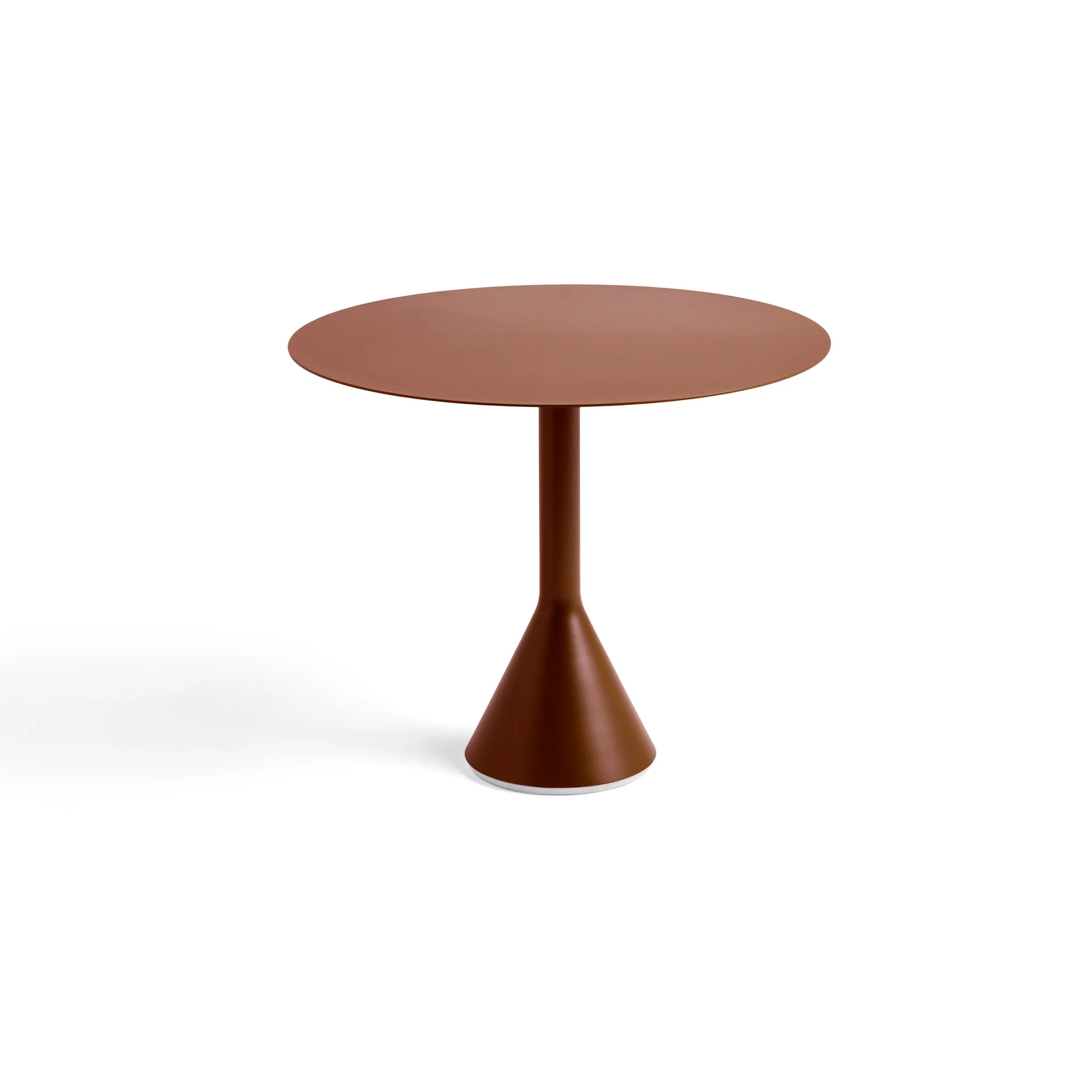 Palissade Cone round coffee table, Iron red, Ø90 cm HAY