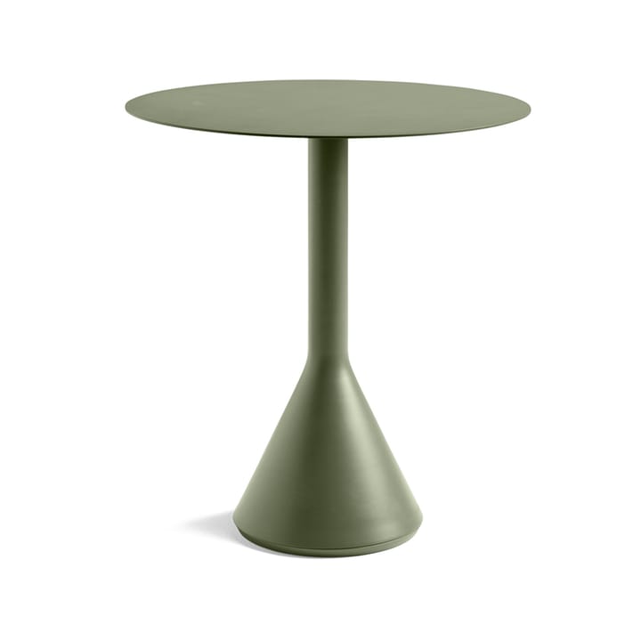 Palissade Cone round coffee table - Olive, ø70 - HAY