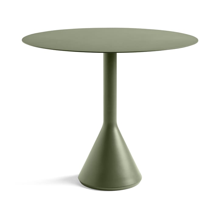 Palissade Cone round coffee table - Olive, ø90 - HAY
