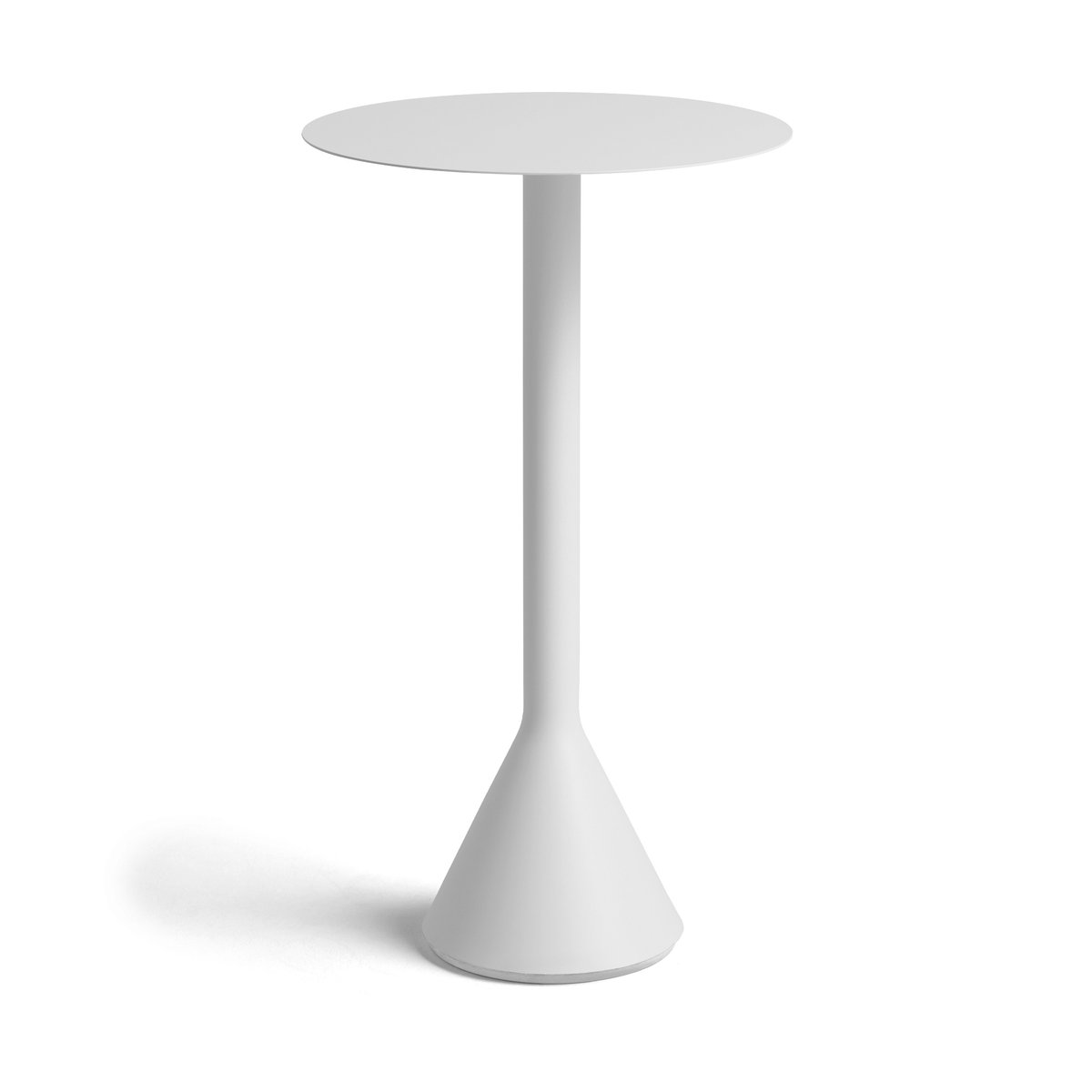HAY Palissade Cone round coffee table Sky grey, o60 cm
