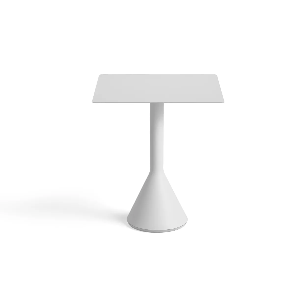 HAY Palissade Cone square coffee table 65x65 cm Sky grey