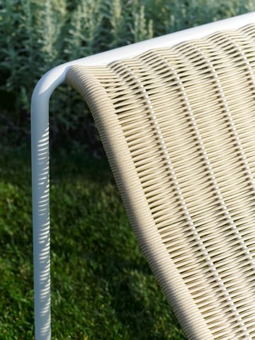Palissade Cord chaise longue - Cream white - HAY