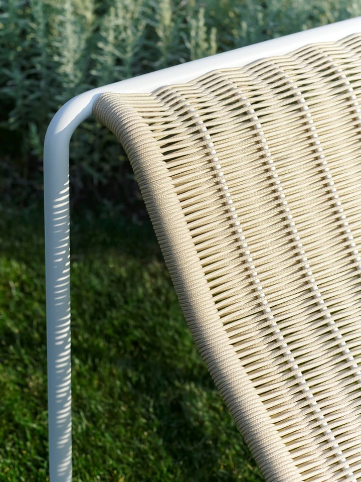 Palissade Cord chaise longue, Cream white HAY