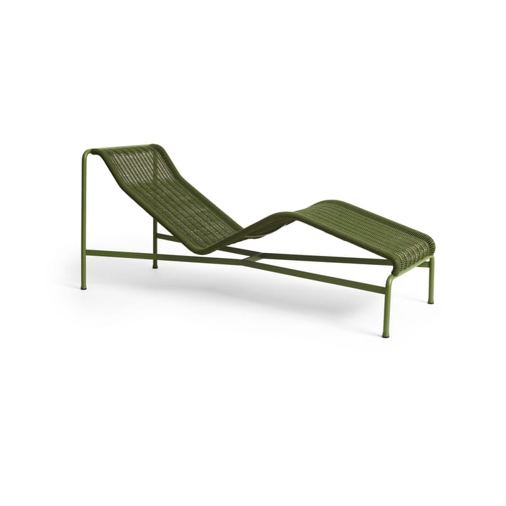 Palissade Cord chaise longue - Olive - HAY