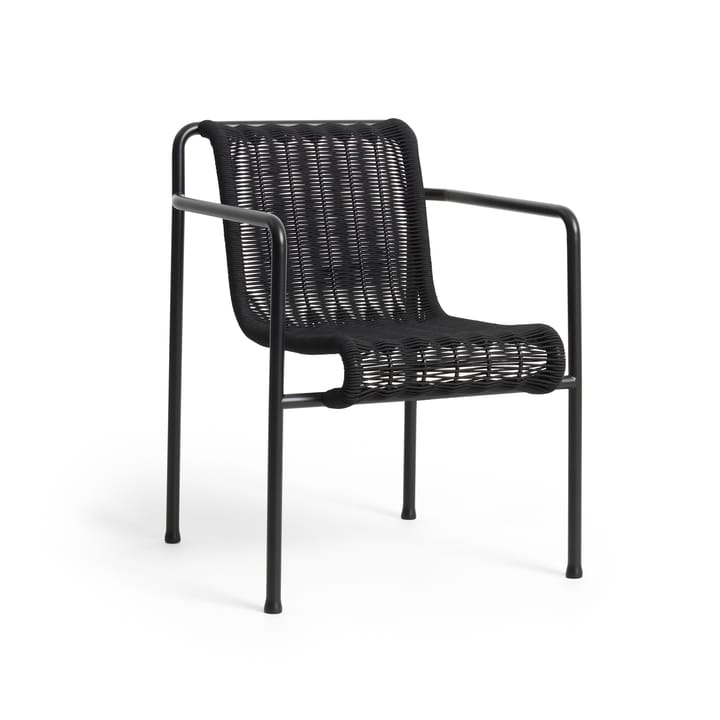 Palissade Cord Dining armchair - Anthracite - HAY