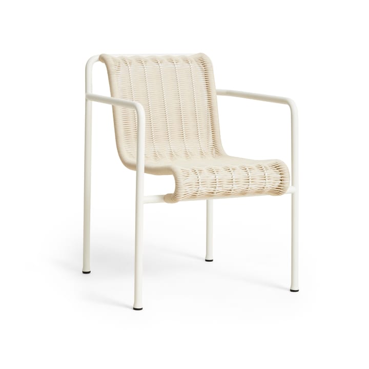 Palissade Cord Dining armchair - Cream white - HAY
