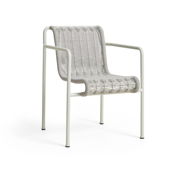 Palissade Cord Dining armchair - Sky grey - HAY