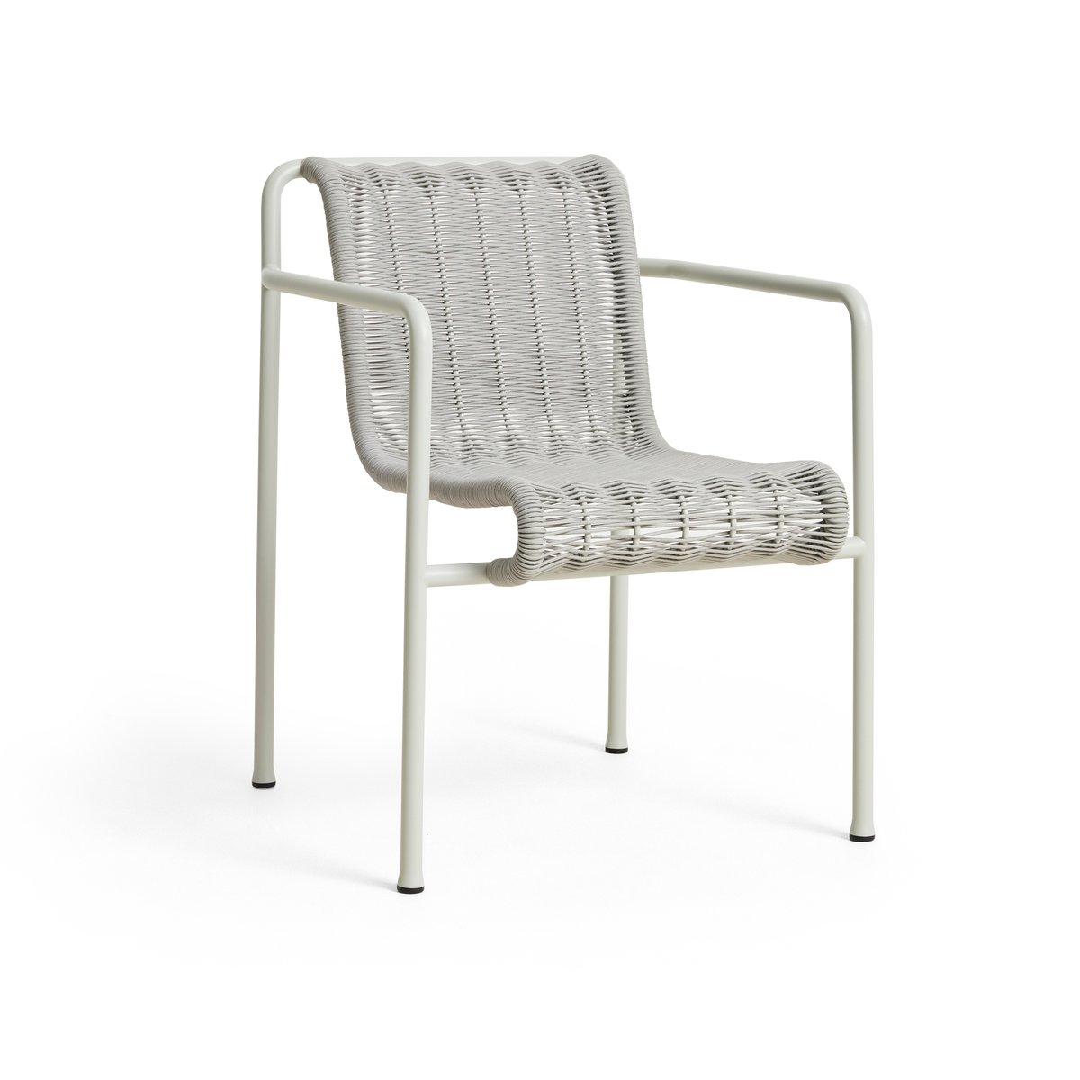 HAY Palissade Cord Dining armchair Sky grey