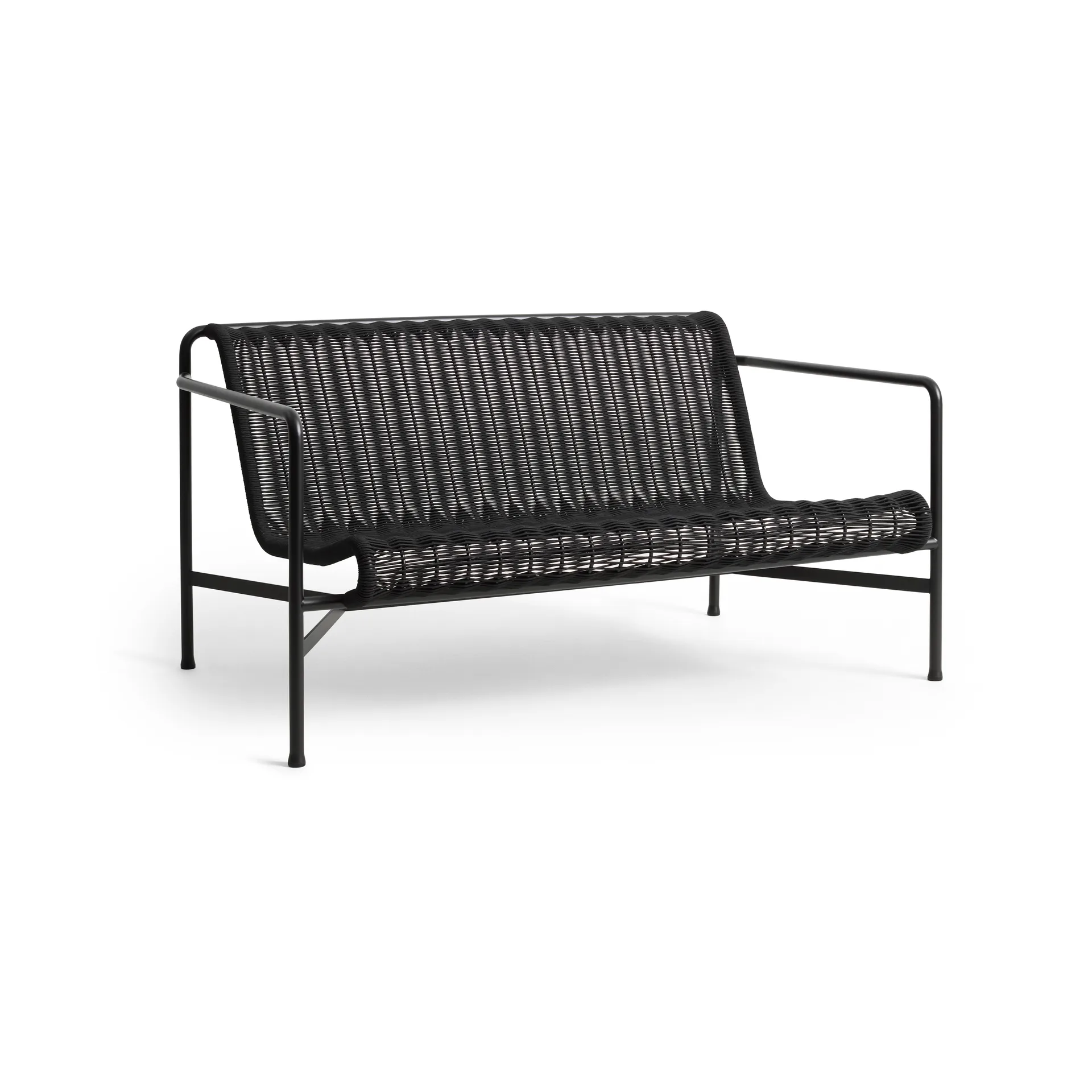 Palissade Cord lounge sofa, Anthracite HAY