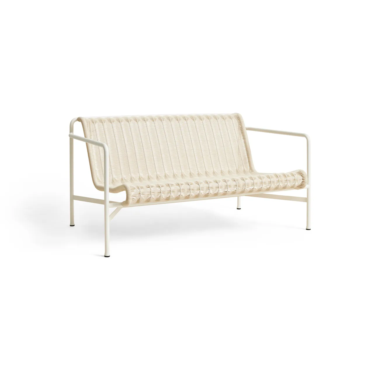 HAY Palissade Cord lounge sofa Cream white | Scandinavian Design | White