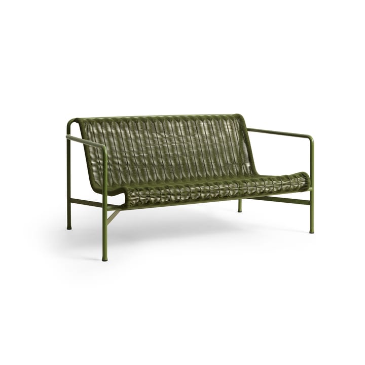 Palissade Cord lounge sofa - Olive - HAY