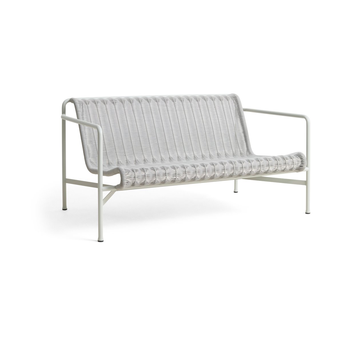 HAY Palissade Cord lounge sofa Sky grey