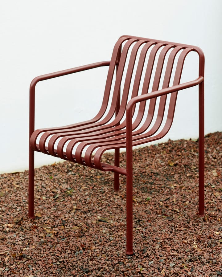Palissade dining armchair, Iron red HAY