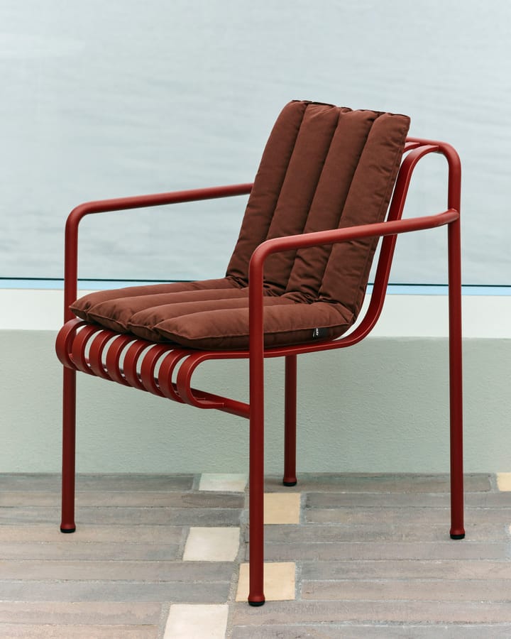 Palissade dining armchair, Iron red HAY