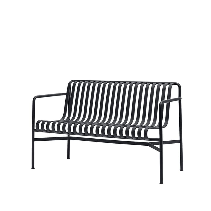 Palissade Dining bench with armrests - Anthracite - HAY