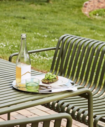 Palissade Dining bench with armrests - Olive - HAY