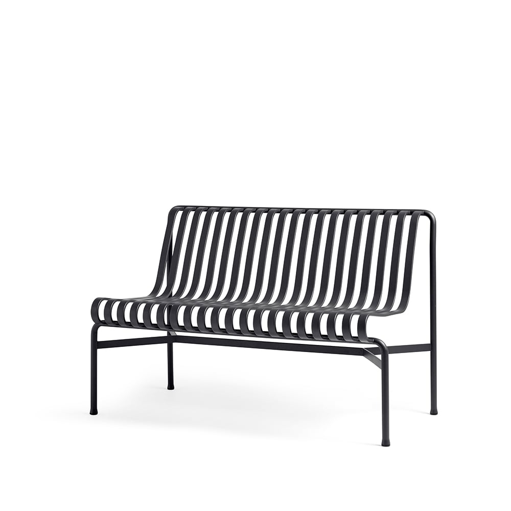 HAY Palissade Dining bench without armrest Anthracite