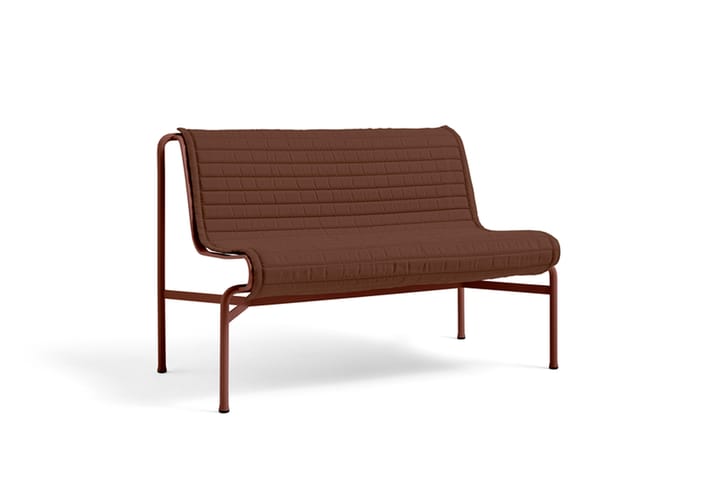 Palissade Dining bench without armrest, Iron red HAY