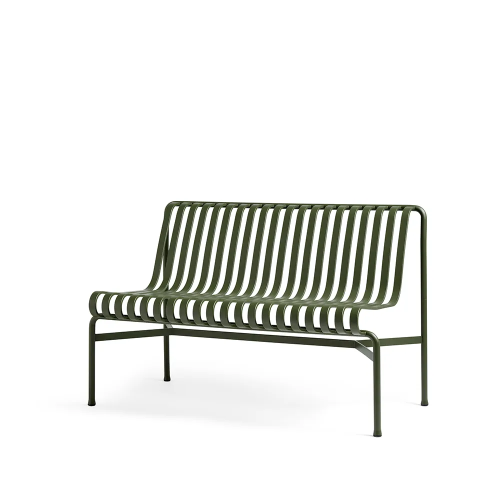 HAY Palissade Dining bench without armrest Olive | Scandinavian Design | Green