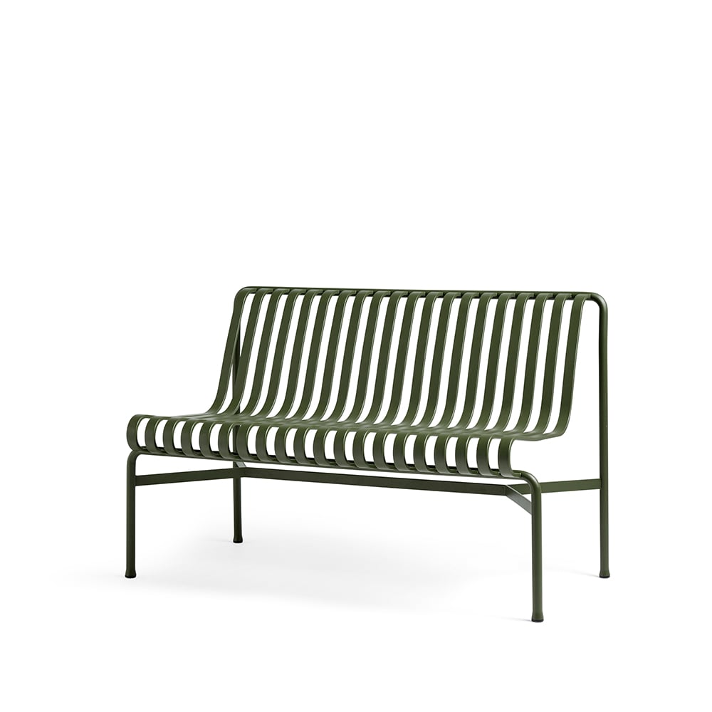 HAY Palissade Dining bench without armrest Olive | Scandinavian Design | Green