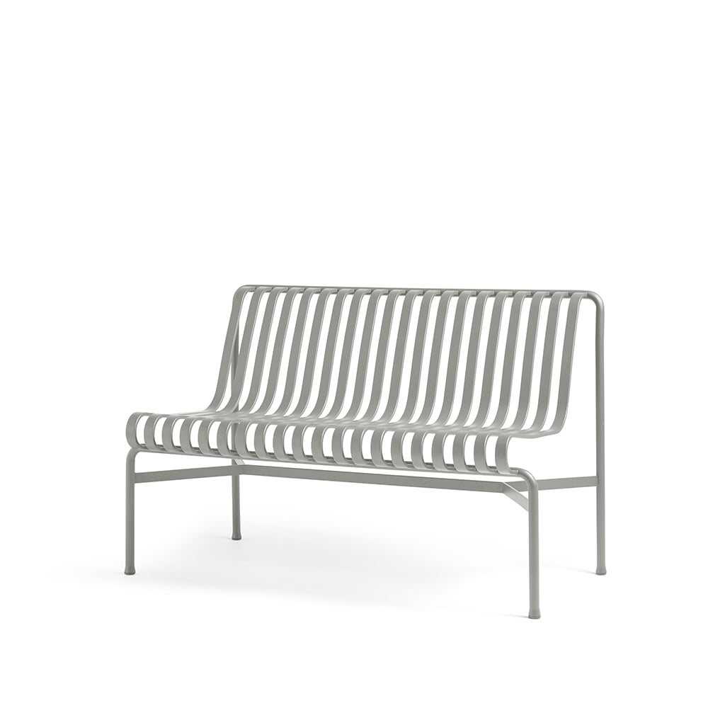 HAY Palissade Dining bench without armrest Sky grey