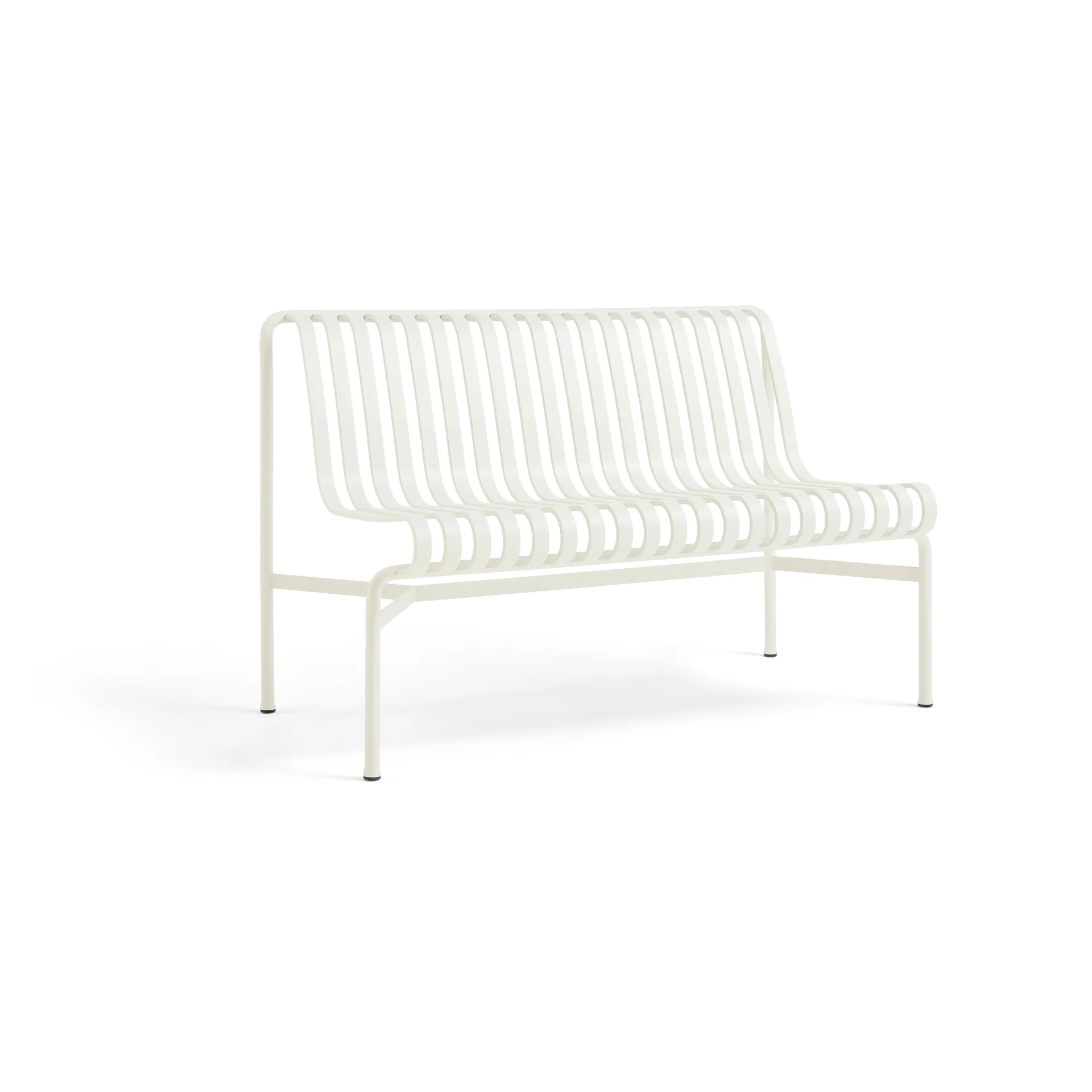 Palissade Dining bench without armrests, Cream white HAY
