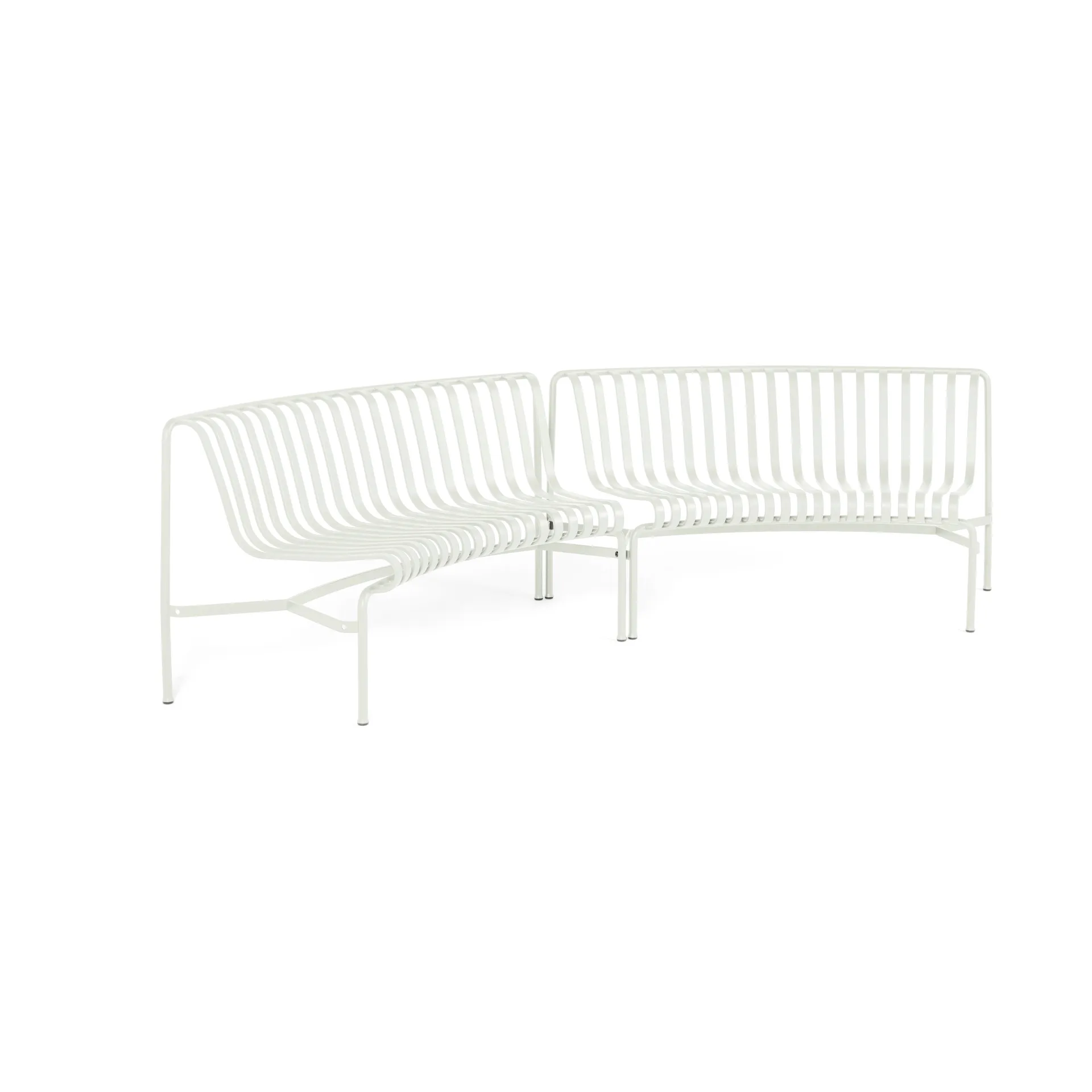 Palissade Dining park bench in-in, Cream white HAY