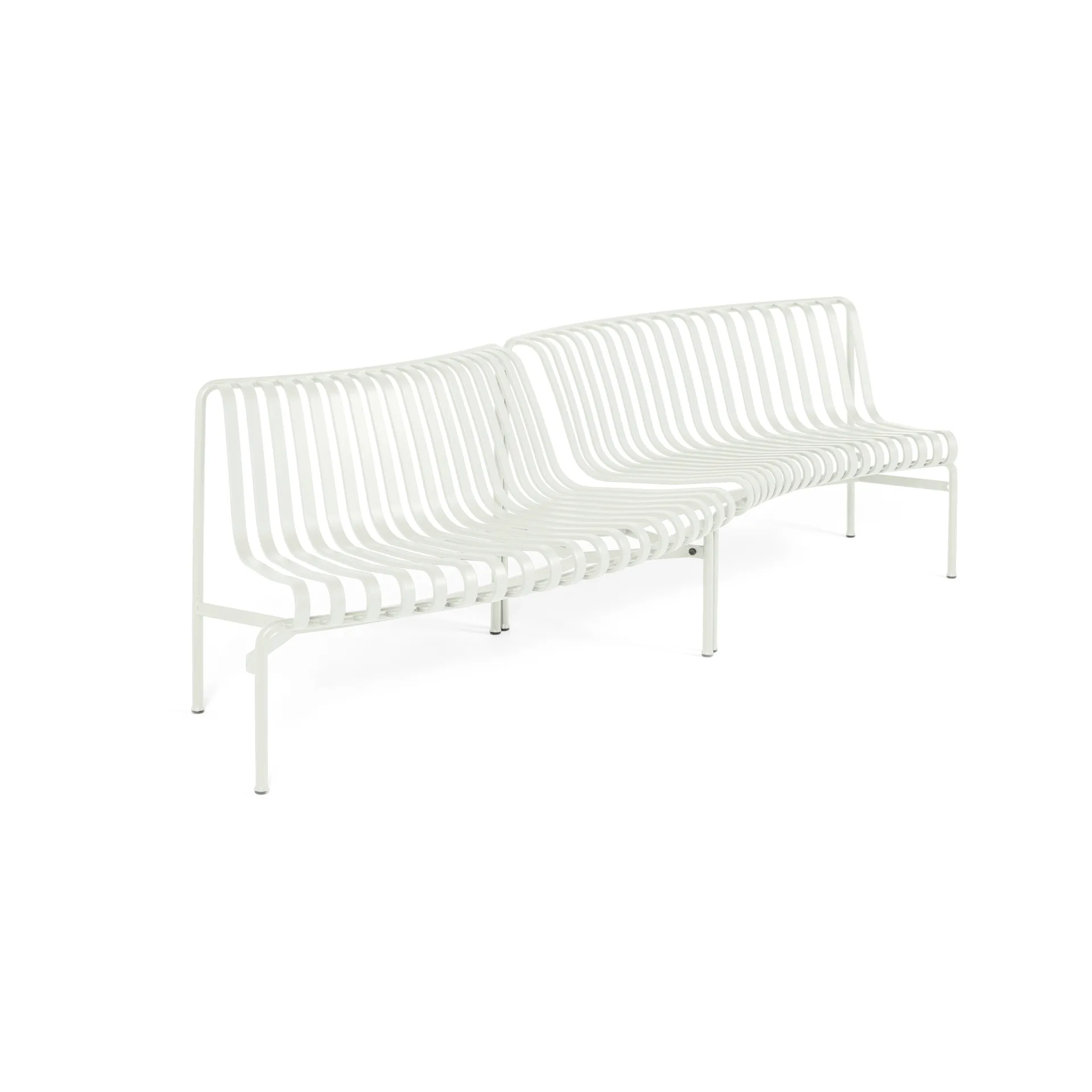 Palissade Dining park bench in-out, Cream white HAY