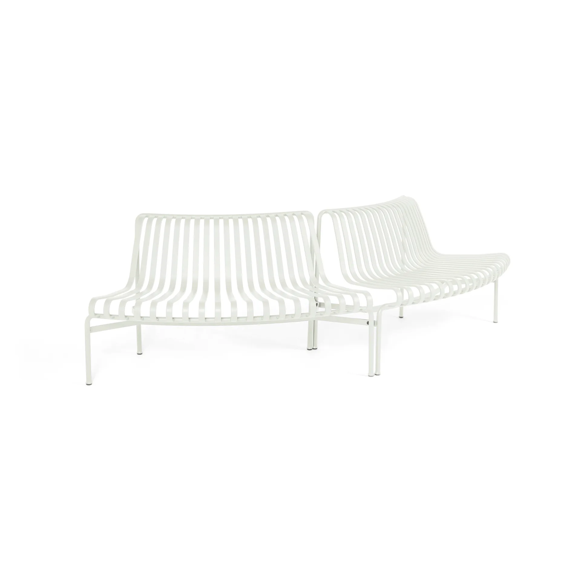 Palissade Dining park bench out-out, Cream white HAY