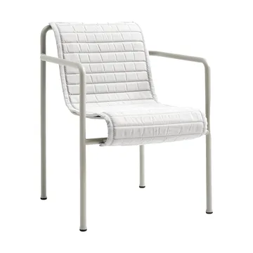 Palissade Dining Quilted armchair cushion - Sky grey - HAY