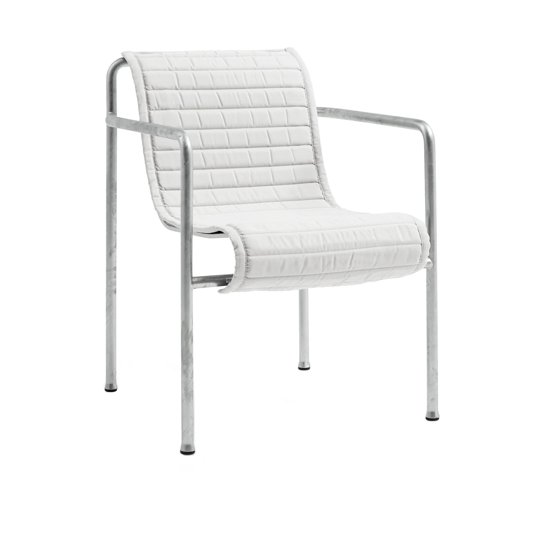 Palissade Dining Quilted armchair cushion, Sky grey HAY