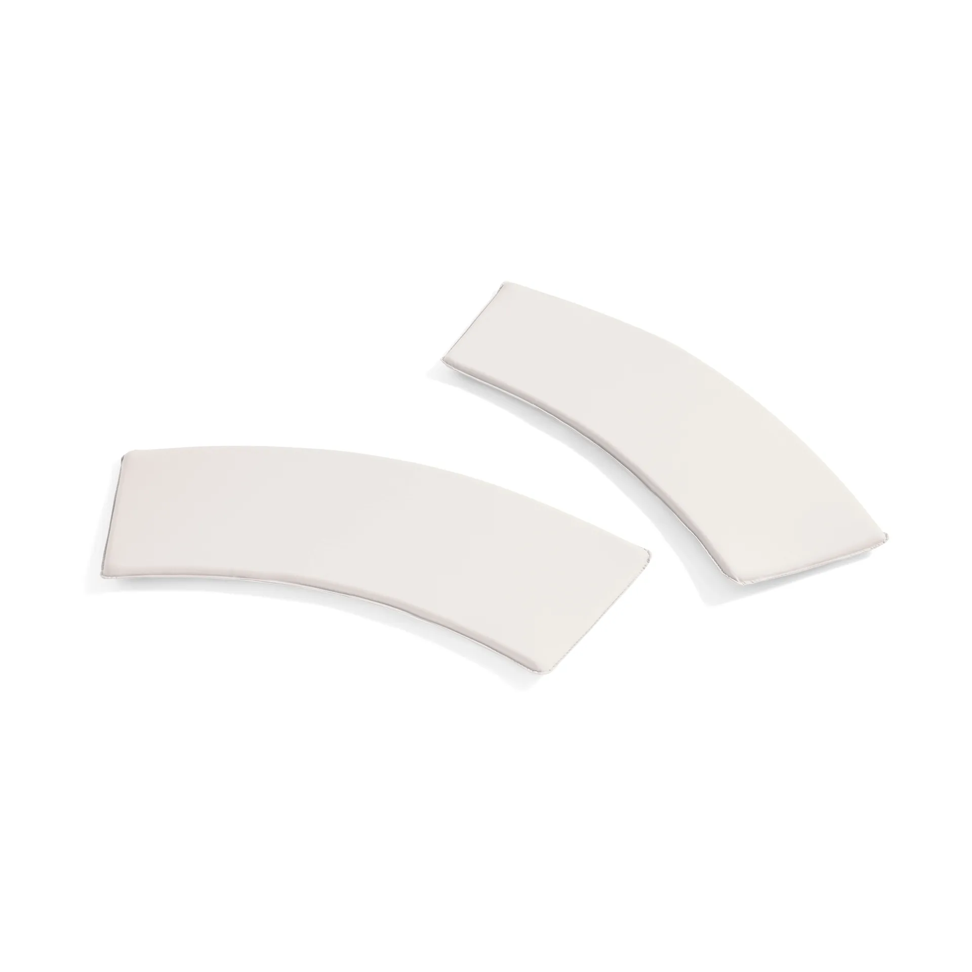 Palissade Dining seat cushion park bench out-out 2 parts, Cream white HAY