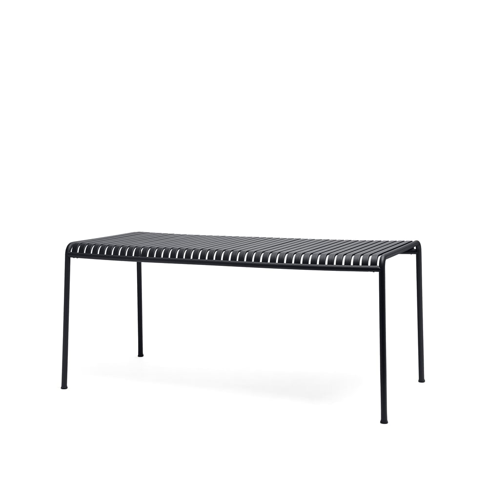 HAY Palissade dining table 170x90 cm Anthracite | Scandinavian Design | Garden tables | Black