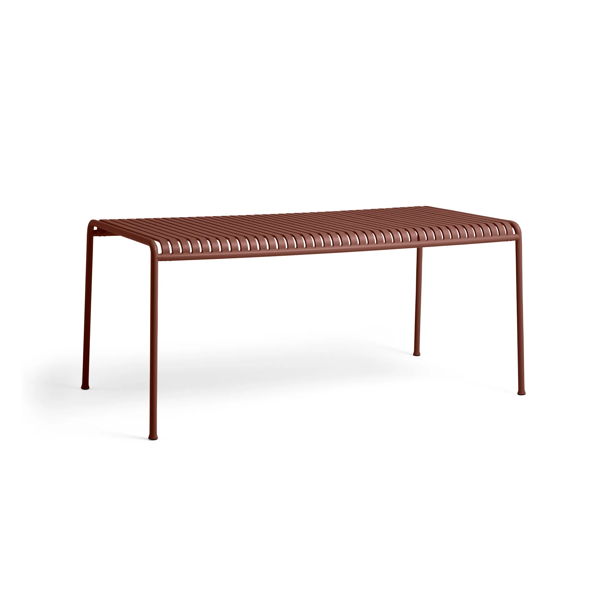 Palissade dining table 170x90 cm, Iron red HAY