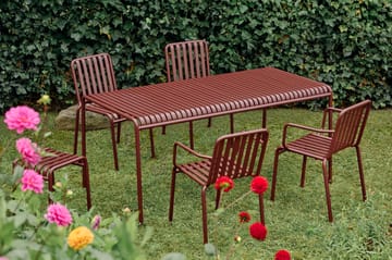 Palissade dining table 170x90 cm - Iron red - HAY