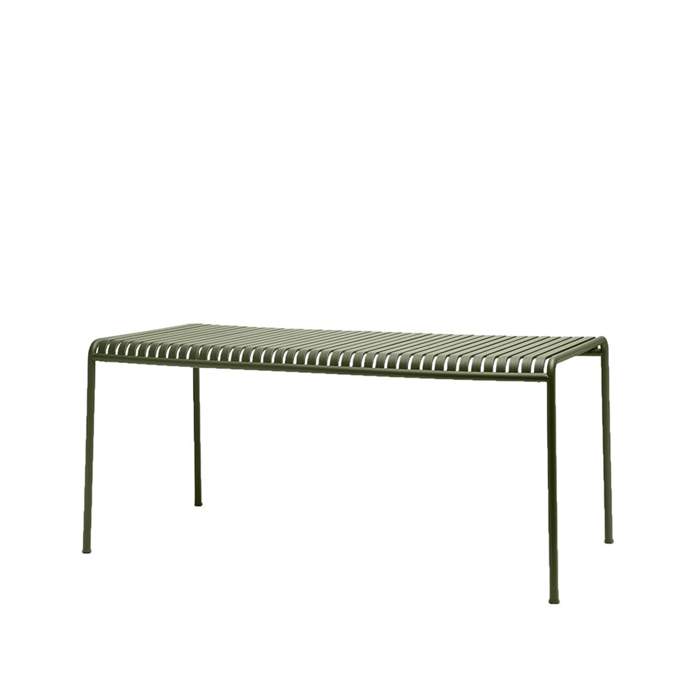 HAY Palissade dining table 170x90 cm Olive green | Scandinavian Design | Garden tables | Green