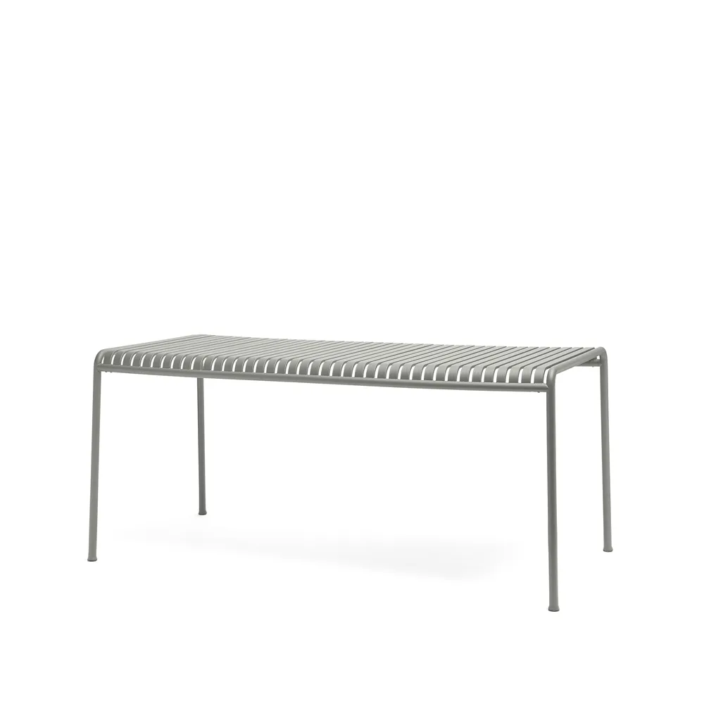 HAY Palissade dining table 170x90 cm Sky grey | Scandinavian Design | Garden tables | Grey