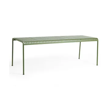 Palissade dining table 220x90 cm - Olive - HAY