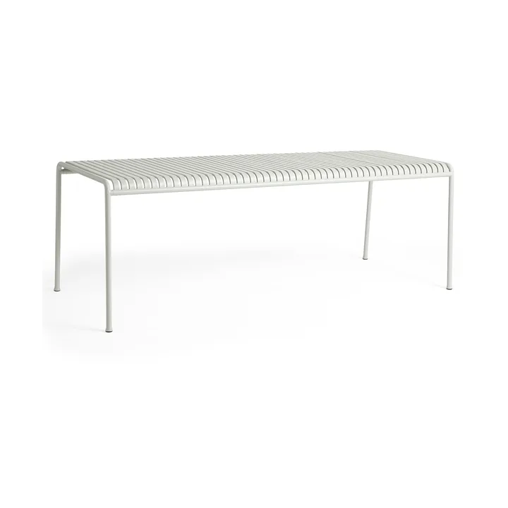 Palissade dining table 220x90 cm - Sky grey - HAY